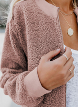 Load image into Gallery viewer, Women Winter Coat Teddy Bomber Jacket