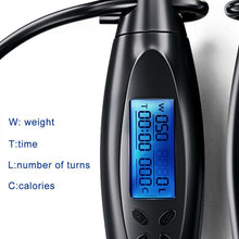 Load image into Gallery viewer, Digital LCD Jump Jumping Skipping Rope Calorie Count Counter Timer Fitness