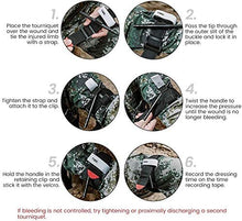 Load image into Gallery viewer, Medical Tourniquet Combat Outdoors Spinning Emergency Tourniquet