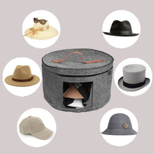 Load image into Gallery viewer, Hat Storage Bucket with Window Home Storage Organizer
