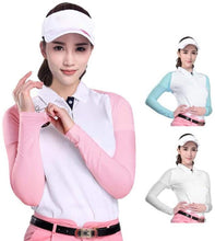 Load image into Gallery viewer, Women Anti-UV Cooling Shawl Cuff Gloves