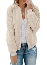 Load image into Gallery viewer, Women Winter Coat Teddy Bomber Jacket