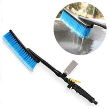Load image into Gallery viewer, Car Soft Wash Brush Cleaning Tool Water Flow Switch Retractable Long Handle