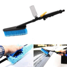 Load image into Gallery viewer, Car Soft Wash Brush Cleaning Tool Water Flow Switch Retractable Long Handle