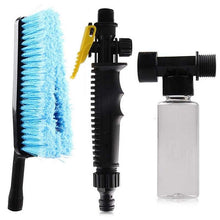 Load image into Gallery viewer, Car Soft Wash Brush Cleaning Tool Water Flow Switch Retractable Long Handle