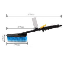 Load image into Gallery viewer, Car Soft Wash Brush Cleaning Tool Water Flow Switch Retractable Long Handle
