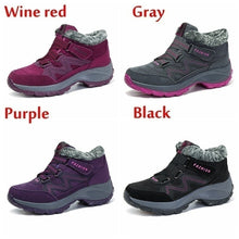 Load image into Gallery viewer, Anti-skid Waterproof Comfortable Cashmere Witer Warm Outdoor Hiking Shoes