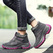 Load image into Gallery viewer, Anti-skid Waterproof Comfortable Cashmere Witer Warm Outdoor Hiking Shoes