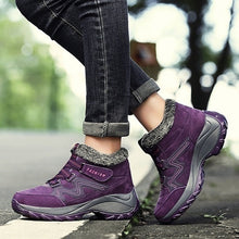 Load image into Gallery viewer, Anti-skid Waterproof Comfortable Cashmere Witer Warm Outdoor Hiking Shoes