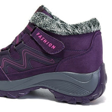 Load image into Gallery viewer, Anti-skid Waterproof Comfortable Cashmere Witer Warm Outdoor Hiking Shoes