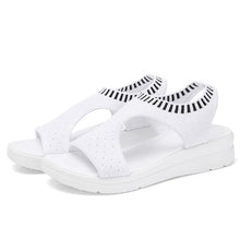 Load image into Gallery viewer, Woman Summer Wedge Comfortable Sandals Ladies Slip-on Flat Sandals