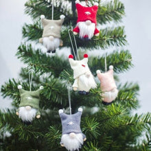 Load image into Gallery viewer, 1PC Wool Cute Gnome Doll Christmas Santa Claus Doll  Hanging Ornaments