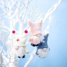 Load image into Gallery viewer, 1PC Wool Cute Gnome Doll Christmas Santa Claus Doll  Hanging Ornaments