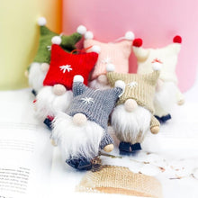 Load image into Gallery viewer, 1PC Wool Cute Gnome Doll Christmas Santa Claus Doll  Hanging Ornaments