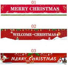 Load image into Gallery viewer, Merry Christmas Banner Huge Xmas Home Outdoor Party Decoration