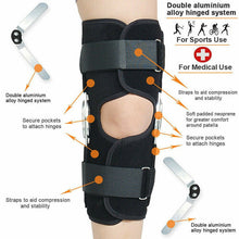 Load image into Gallery viewer, Metal Hinged Knee Arthritis Support Brace