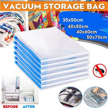 Load image into Gallery viewer, Vacuum Storage Bag for Clothes Quilt with Valve Sealer Foldable Compressed Organizer