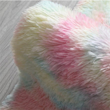Load image into Gallery viewer, Rainbow Fluffy Rugs Nonslip Shaggy Area Rug Carpet Floor Mat