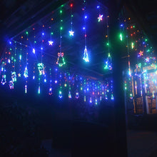 Load image into Gallery viewer, Christmas Stars Elk Bell Style String Decorative Lights for Christmas