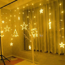 Load image into Gallery viewer, Christmas Stars Elk Bell Style String Decorative Lights for Christmas