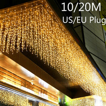Load image into Gallery viewer, 4 Colors led String Light 100/200LED 10M/20M Christmas Decoration Lights