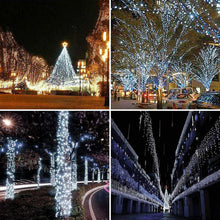 Load image into Gallery viewer, Waterproof 8 Modes Solar Powered Copper Wire String Lights Tree Christmas Decoration