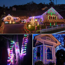 Load image into Gallery viewer, Waterproof 8 Modes Solar Powered Copper Wire String Lights Tree Christmas Decoration
