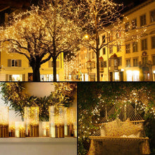 Load image into Gallery viewer, Waterproof 8 Modes Solar Powered Copper Wire String Lights Tree Christmas Decoration