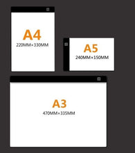 Load image into Gallery viewer, Digital LED Graphic Tablet for Drawing Graphic Artist Thin Art Stencil Drawing Board