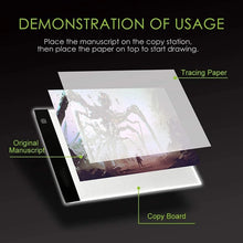 Load image into Gallery viewer, Digital LED Graphic Tablet for Drawing Graphic Artist Thin Art Stencil Drawing Board
