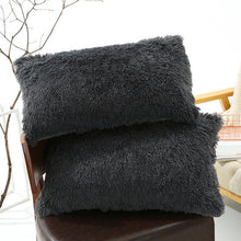 Load image into Gallery viewer, Faux Fur Soft Soild Decorative Pillowcase