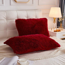 Load image into Gallery viewer, Faux Fur Soft Soild Decorative Pillowcase