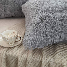 Load image into Gallery viewer, Faux Fur Soft Soild Decorative Pillowcase