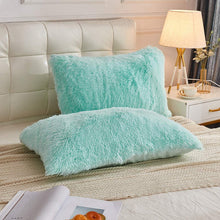 Load image into Gallery viewer, Faux Fur Soft Soild Decorative Pillowcase