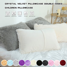 Load image into Gallery viewer, Faux Fur Soft Soild Decorative Pillowcase