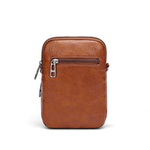 Load image into Gallery viewer, Ladies Retro Soft Leather Messenger Bag Rivet PU Shoulder Bag