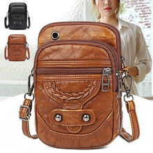 Load image into Gallery viewer, Ladies Retro Soft Leather Messenger Bag Rivet PU Shoulder Bag