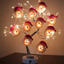 Load image into Gallery viewer, 10 LEDs 5.4ft Waterproof Christmas Snowman String Lights