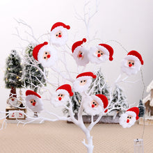 Load image into Gallery viewer, 10 LEDs 5.4ft Waterproof Christmas Snowman String Lights