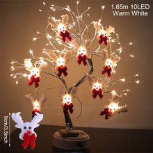 Load image into Gallery viewer, 10 LEDs 5.4ft Waterproof Christmas Snowman String Lights