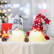 Load image into Gallery viewer, Christmas Long Hat Gnome Plush Doll with Lights