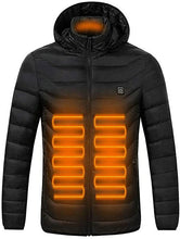 Load image into Gallery viewer, Upgraded USB Electric Heated Lightweight Rechargeable Heating Waistcoat Down Jacket Coat
