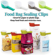 Load image into Gallery viewer, Food Storage Bag Sealing Clips with Pour Spouts