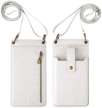 Load image into Gallery viewer, PU Leather Women Crossbody Phone Bag Wallet with Strap Card Slots