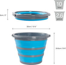 Load image into Gallery viewer, Collapsible Multi-use Portable Cleaning Fishing Camping Silicone Bucket