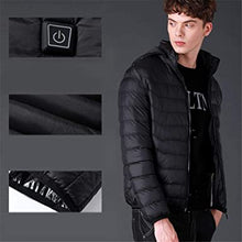 Load image into Gallery viewer, Upgraded USB Electric Heated Lightweight Rechargeable Heating Waistcoat Down Jacket Coat