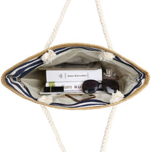 Load image into Gallery viewer, Women Summer Canvas Beach Bag Travel Tote Bag