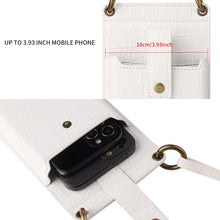 Load image into Gallery viewer, PU Leather Women Crossbody Phone Bag Wallet with Strap Card Slots