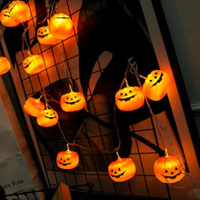 Load image into Gallery viewer, 3M 20Led Halloween Pumpkin Ghost Skeletons Bat Spider Led Light String Festival Lights
