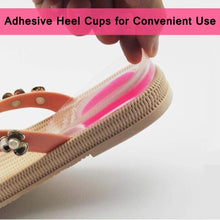 Load image into Gallery viewer, 2 Pairs Gel Heel Cups Shoe Inserts for Plantar Fasciitis